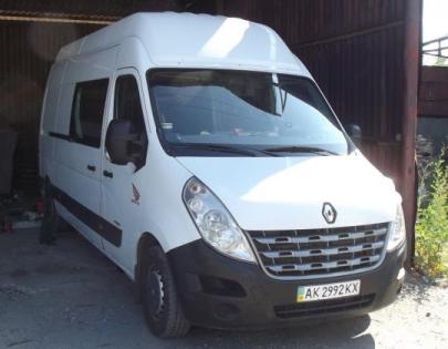 Пневмоподвеска на Renault Master 2011 года.