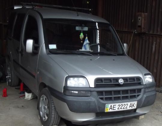 Пневмоподвеска на Fiat Doblo.