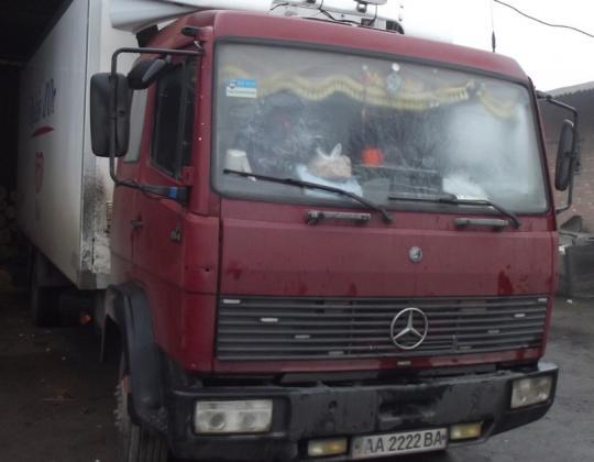 Пневмоподвеска на Mercedes Benz 814.