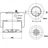 www.AirGART.com Пневморессора Airtech 34183-23K