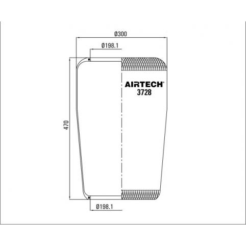 www.AirGART.com Пневморессора Airtech 3728